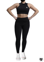 Load image into Gallery viewer, Chics Set with Zipper in Black