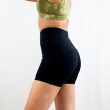 Load image into Gallery viewer, High-Waist Shorts Black -chicsfitwear