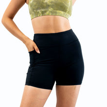 Load image into Gallery viewer, High-Waist Shorts Black -chicsfitwear