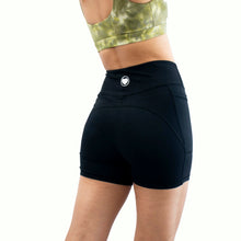 Load image into Gallery viewer, High-Waist Shorts Black -chicsfitwear