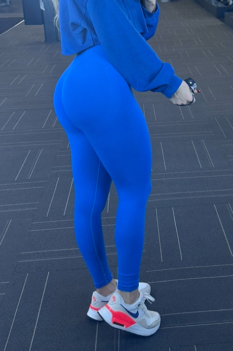 Royal Blue Seamless Leggings