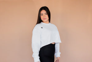 CROPPED SWEATER WHITE-CHICSFITWEAR