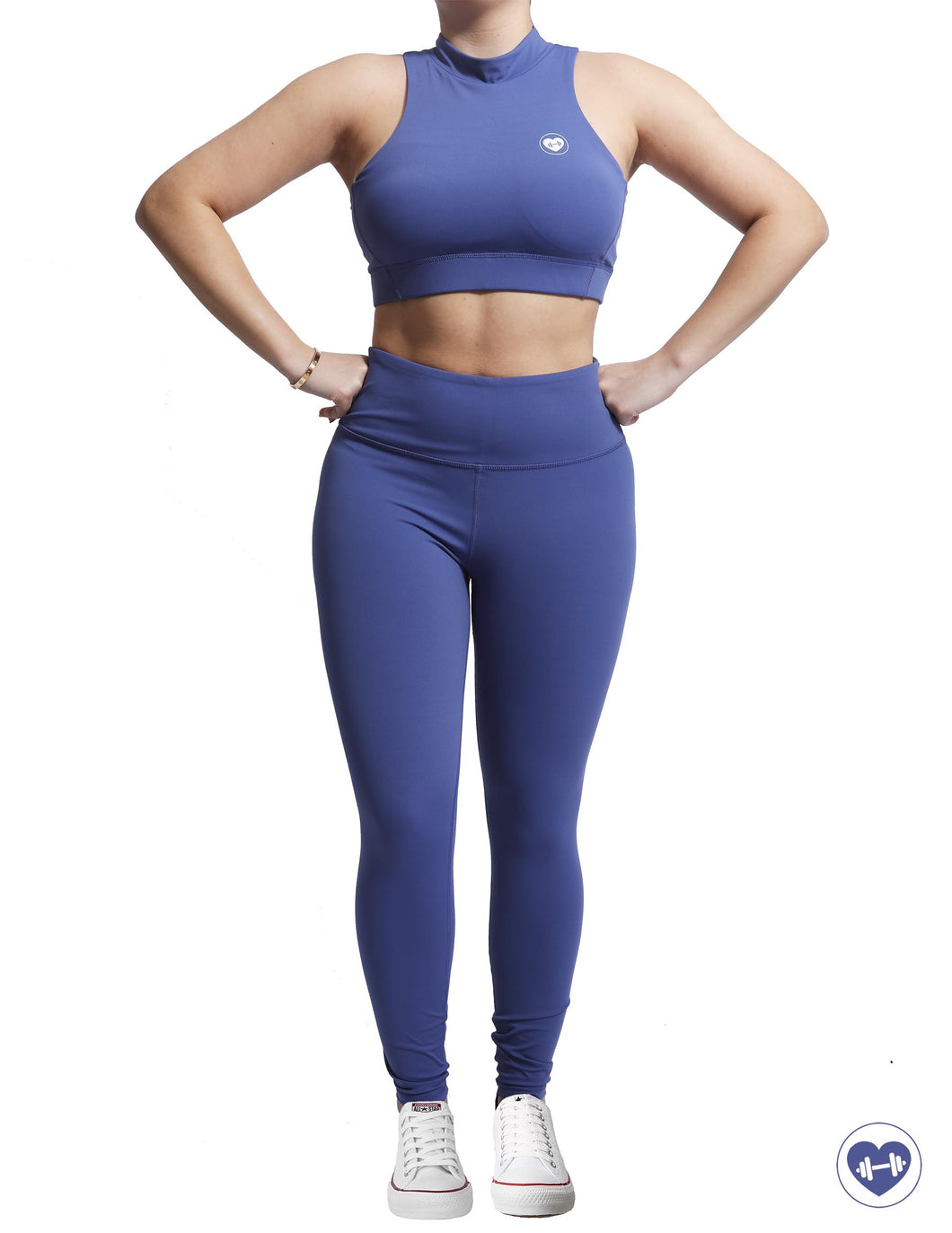 Chics Set with Zipper in Blue