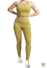 Load image into Gallery viewer, Chics Olive Green Performance Set
