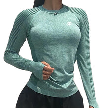 Load image into Gallery viewer, Chics Wear Green Long Sleeve Seamless
