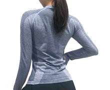 Load image into Gallery viewer, Chics Wear Blue Long Sleeve Seamless
