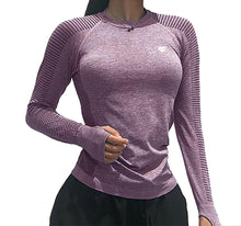 Load image into Gallery viewer, Chics Wear Maroon Long Sleeve Seamless
